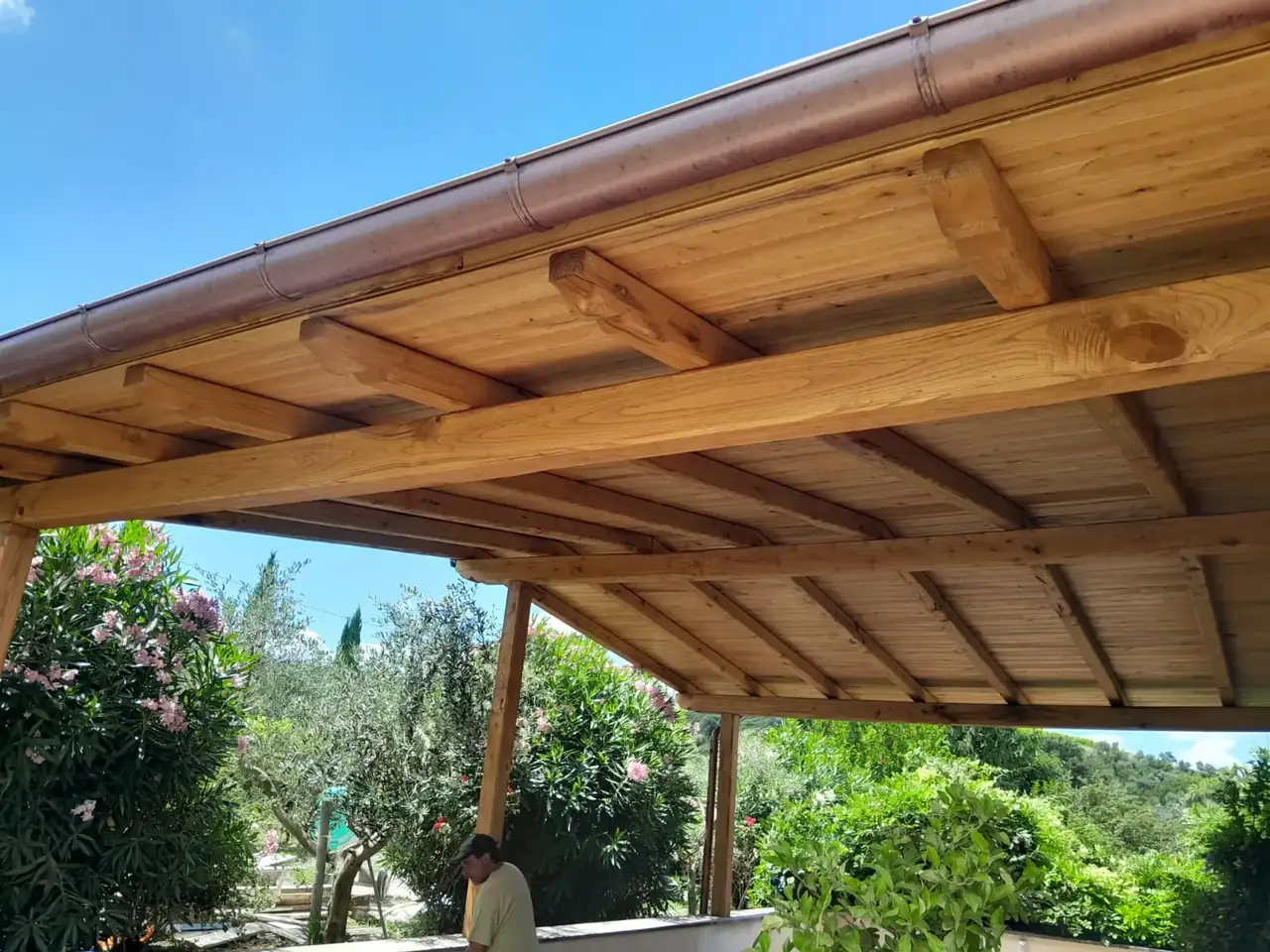 Copertura in legno
